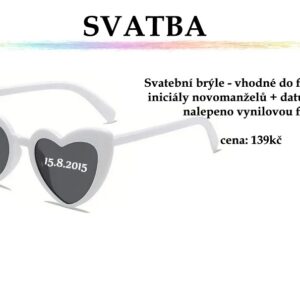 Svatební brýle